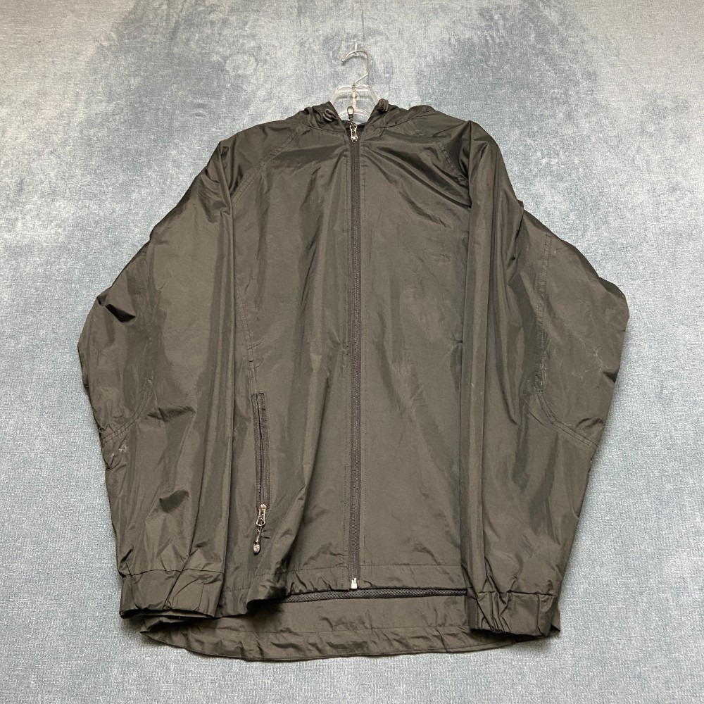 Cold Storage Foul Weather Gear Rain Jacket Mens M Black Mesh Lined Windbreaker